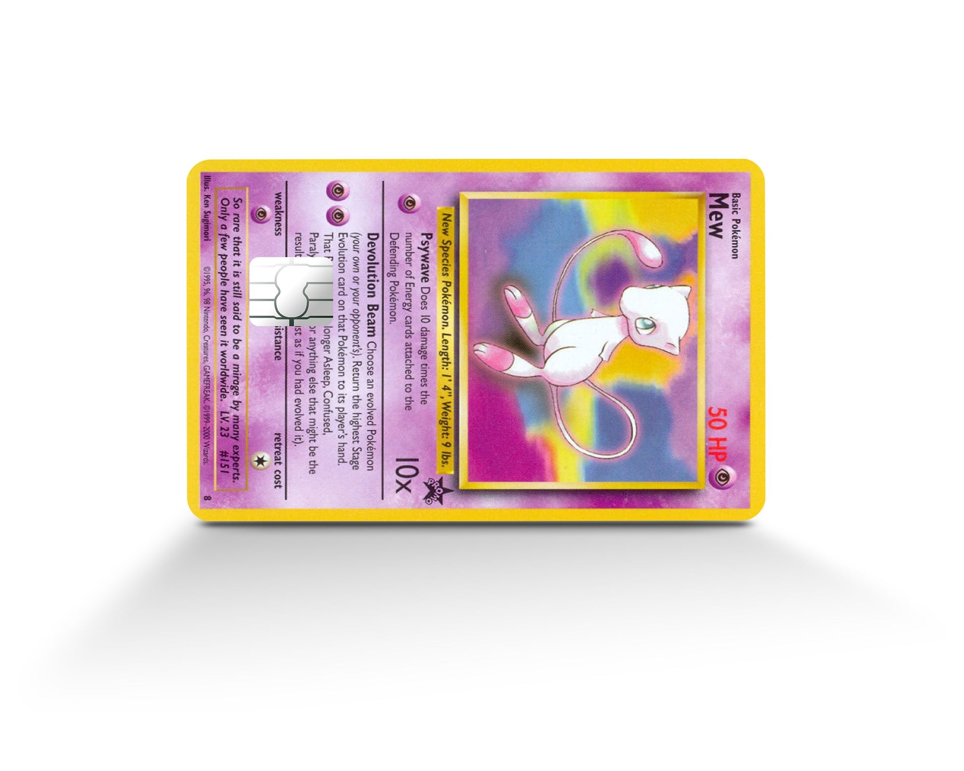 Mew Pokemon Card Credit Card Skin – Anime Town Creations