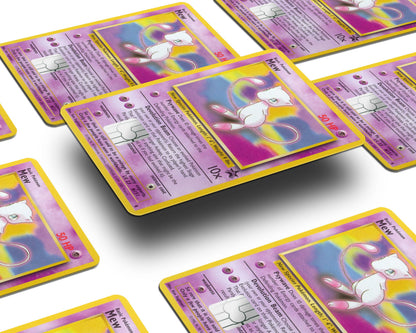 Anime Town Creations Credit Card Mew Pokemon Card Half Skins - Anime Pokemon Skin