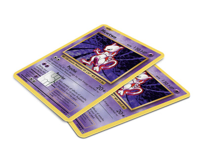 Mewtwo Pokemon Card Credit Card Skin – Anime Town Creations