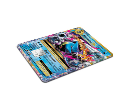 Anime Town Creations Credit Card Mega Blastoise Pokemon Card Full Skins - Anime Pokemon Skin