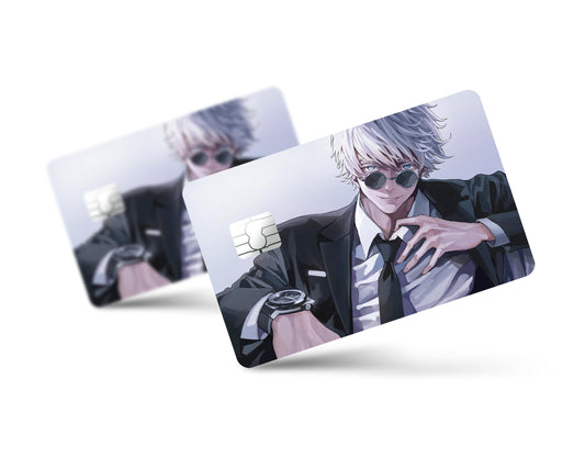 Anime Town Creations Credit Card Jujutsu Kaisen Satoru Gojo Business Suit Full Skins - Anime Jujutsu Kaisen Skin