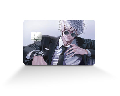 Anime Town Creations Credit Card Jujutsu Kaisen Satoru Gojo Business Suit Full Skins - Anime Jujutsu Kaisen Skin