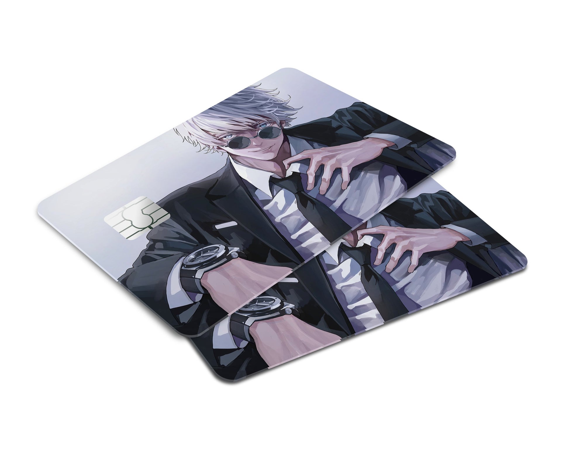 Anime Town Creations Credit Card Jujutsu Kaisen Satoru Gojo Business Suit Half Skins - Anime Jujutsu Kaisen Skin