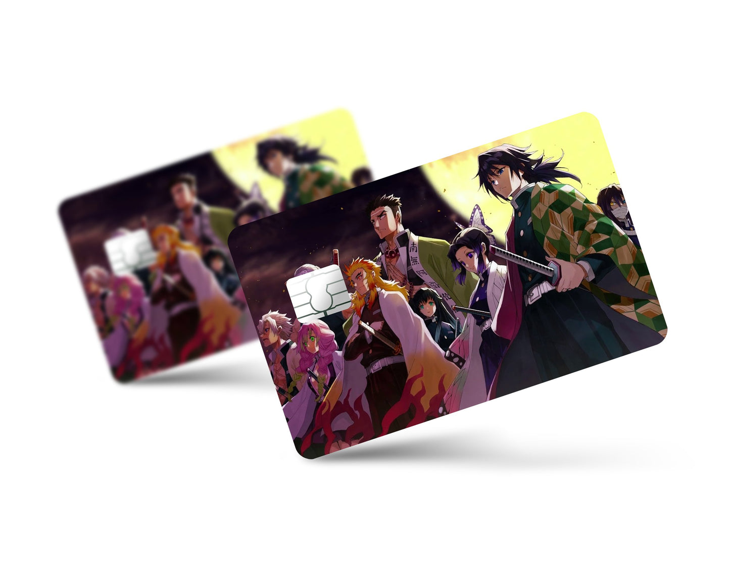 Anime Town Creations Credit Card Demon Slayer Hashiras Full Skins - Anime Demon Slayer Skin