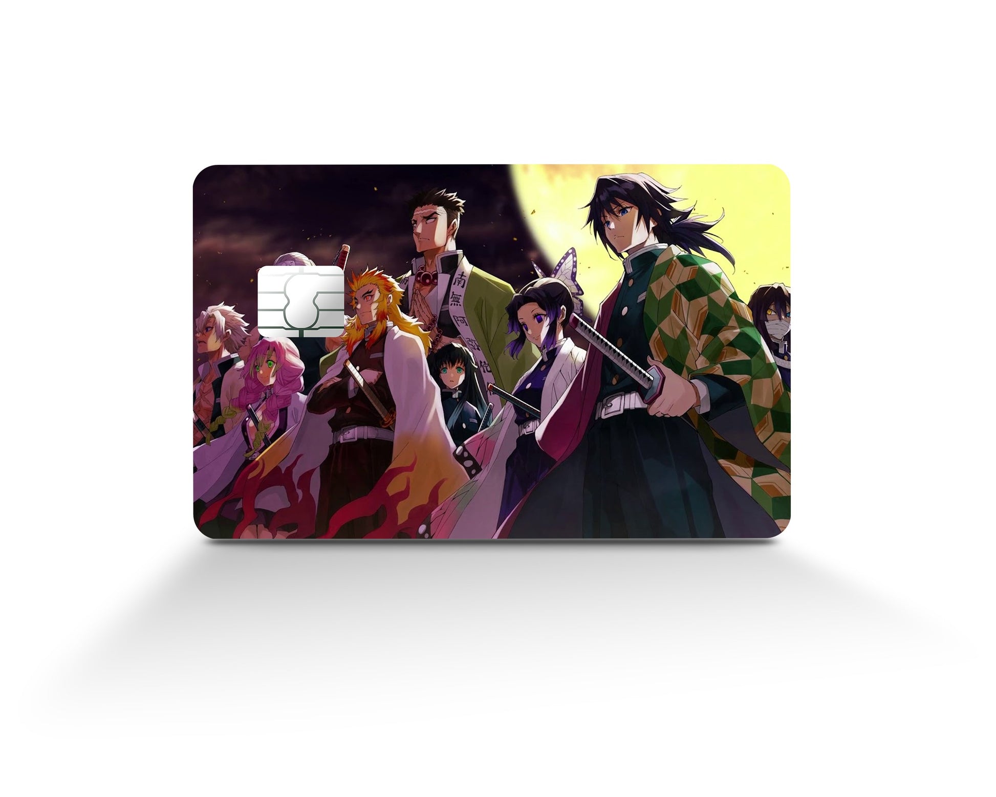 Anime Town Creations Credit Card Demon Slayer Hashiras Full Skins - Anime Demon Slayer Skin