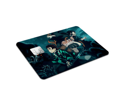 Anime Town Creations Credit Card Demon Slayer Tanjiro & Nezuko Intro Full Skins - Anime Demon Slayer Skin