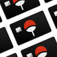 Anime Town Creations Credit Card Uchiha Clan Logo Half Skins - Anime Naruto Credit Card Skin