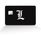 Anime Town Creations Credit Card L Logo Full Skins - Anime Death Note Credit Card Skin
