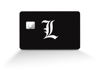Anime Town Creations Credit Card L Logo Full Skins - Anime Death Note Credit Card Skin
