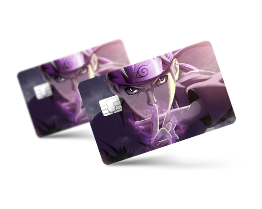 Anime Town Creations Credit Card Naruto Purple Full Skins - Anime Naruto Credit Card Skin