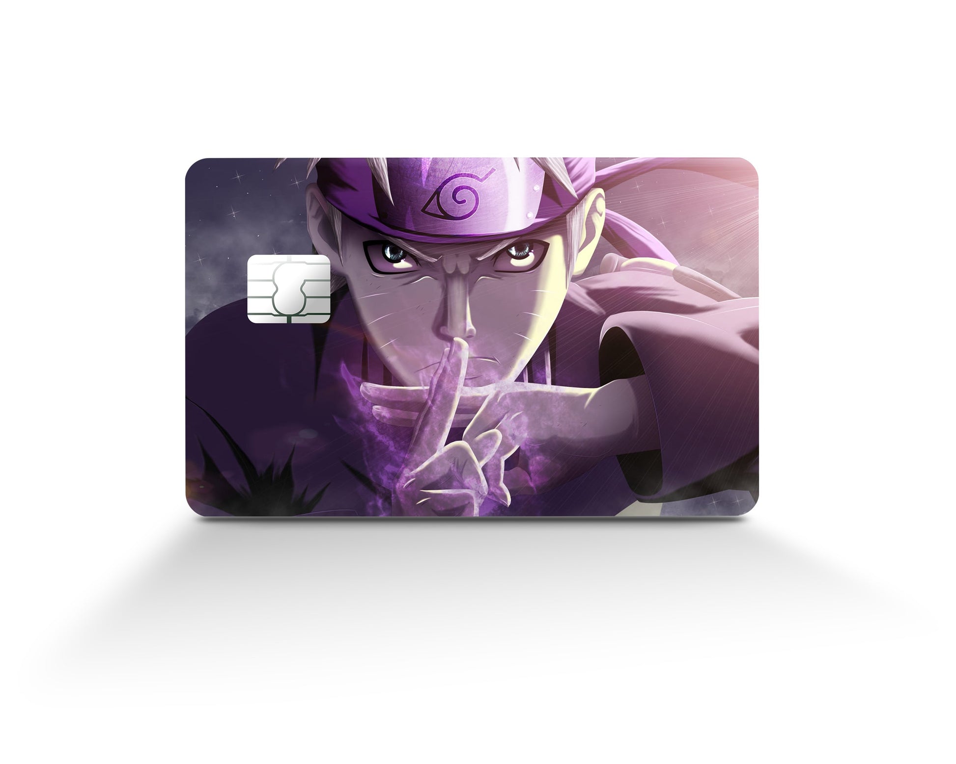 Anime Town Creations Credit Card Naruto Purple Full Skins - Anime Naruto Credit Card Skin
