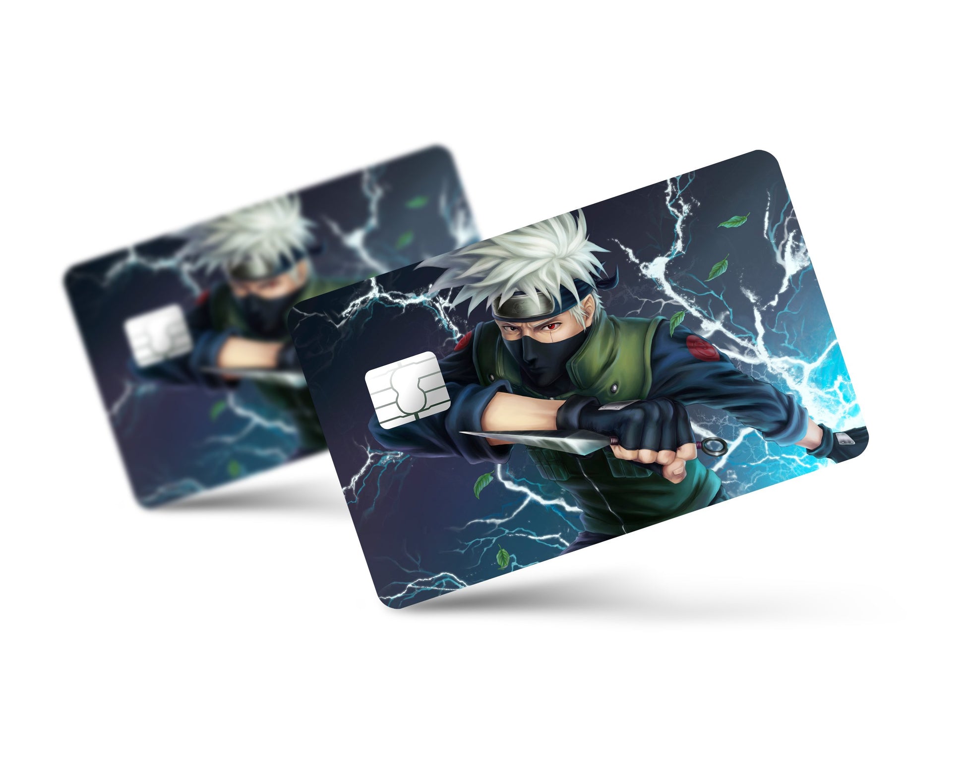  Holographic Bleach Credit Card Skin Sticker Cover/Debit Cards  Stickers Decal Anime (4) : Office Products