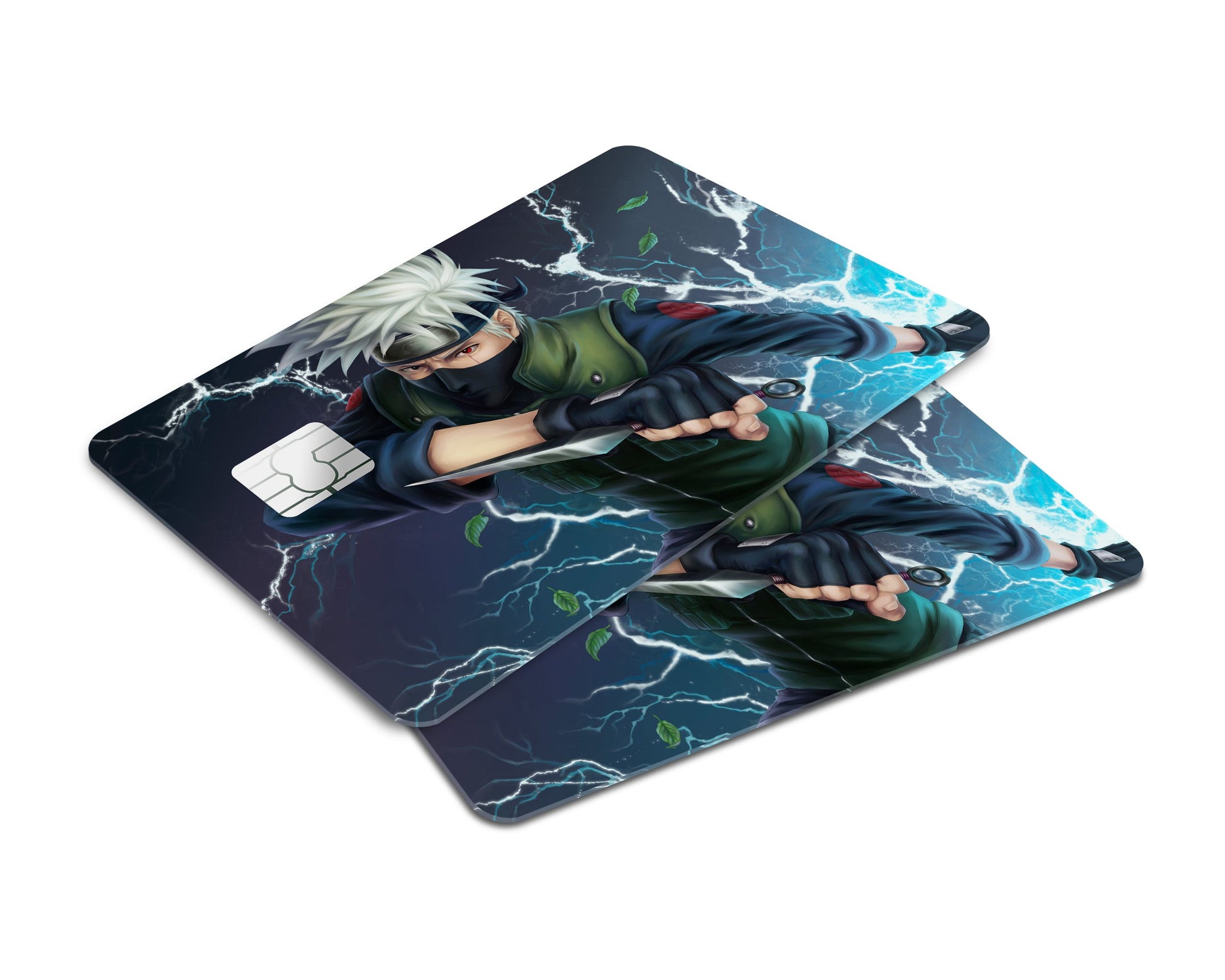 Anime Town Creations Credit Card Kakashi Lightning Full Skins - Anime Naruto Credit Card Skin