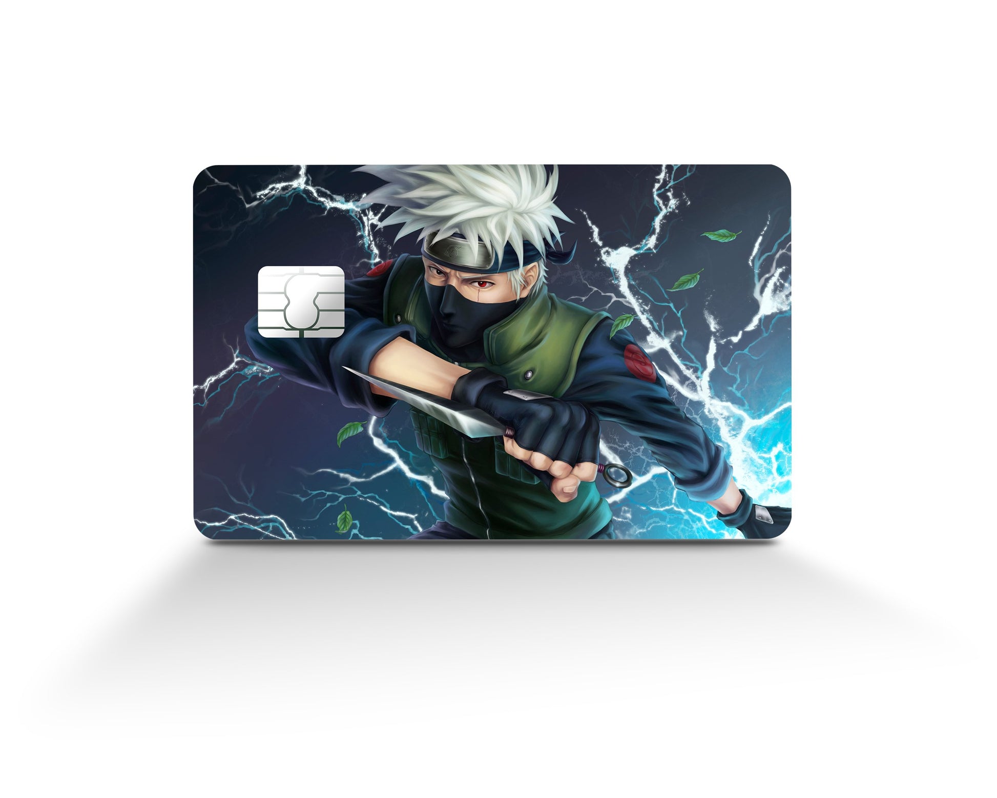 Anime Town Creations Credit Card Kakashi Lightning Full Skins - Anime Naruto Credit Card Skin