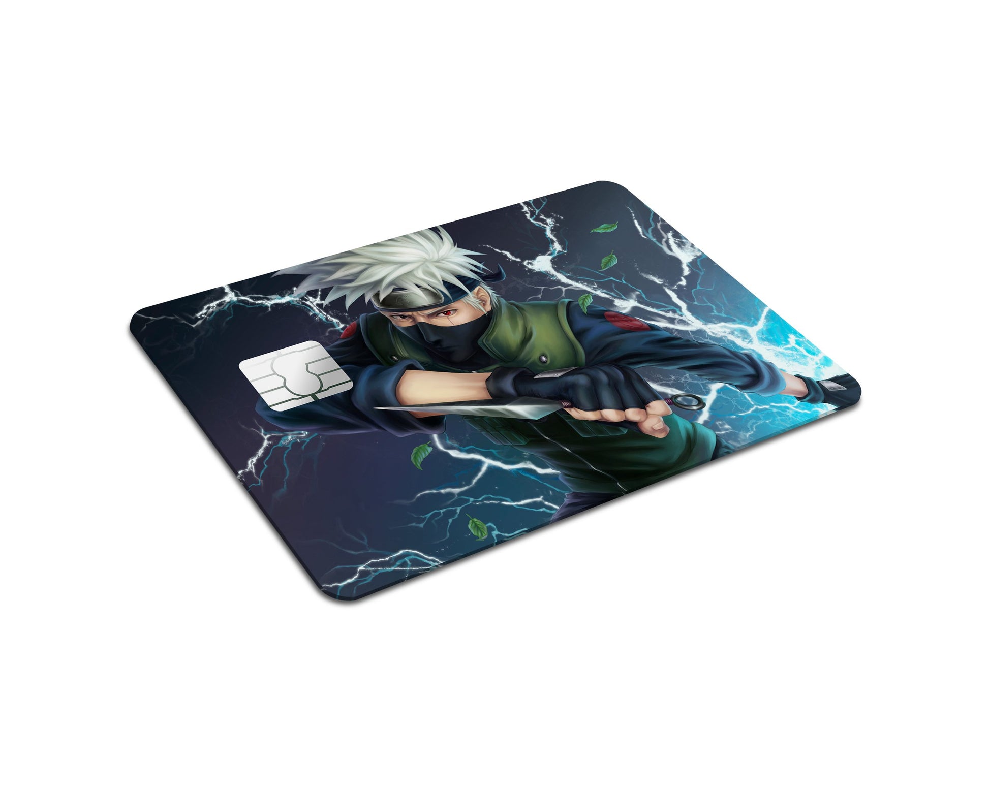 Anime Town Creations Credit Card Kakashi Lightning Window Skins - Anime Naruto Credit Card Skin