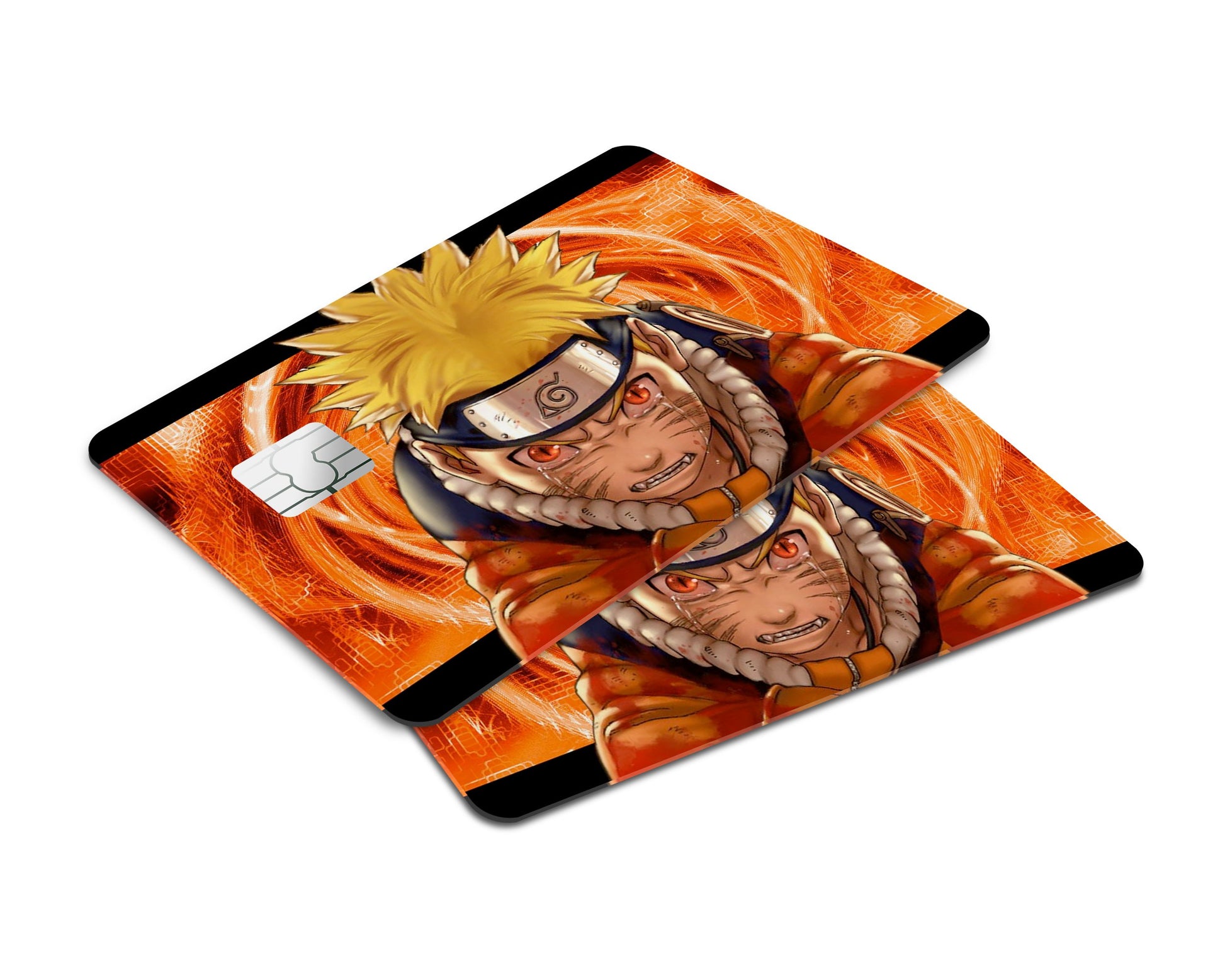 Anime Town Creations Credit Card Naruto Nine-Tail Window Skins - Anime Naruto Credit Card Skin