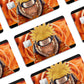 Anime Town Creations Credit Card Naruto Nine-Tail Half Skins - Anime Naruto Credit Card Skin