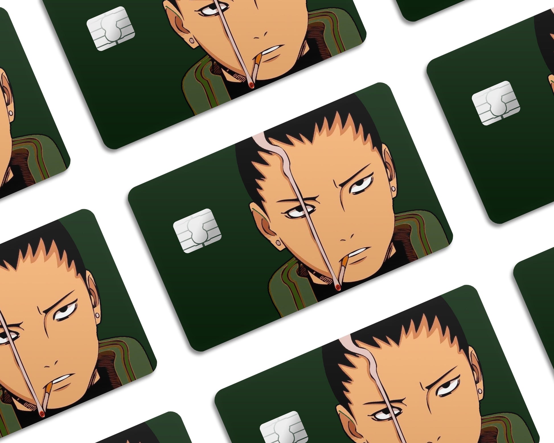 Anime Town Creations Credit Card Shikamaru Half Skins - Anime Naruto Credit Card Skin