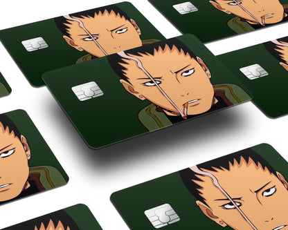 Anime Town Creations Credit Card Shikamaru Half Skins - Anime Naruto Credit Card Skin