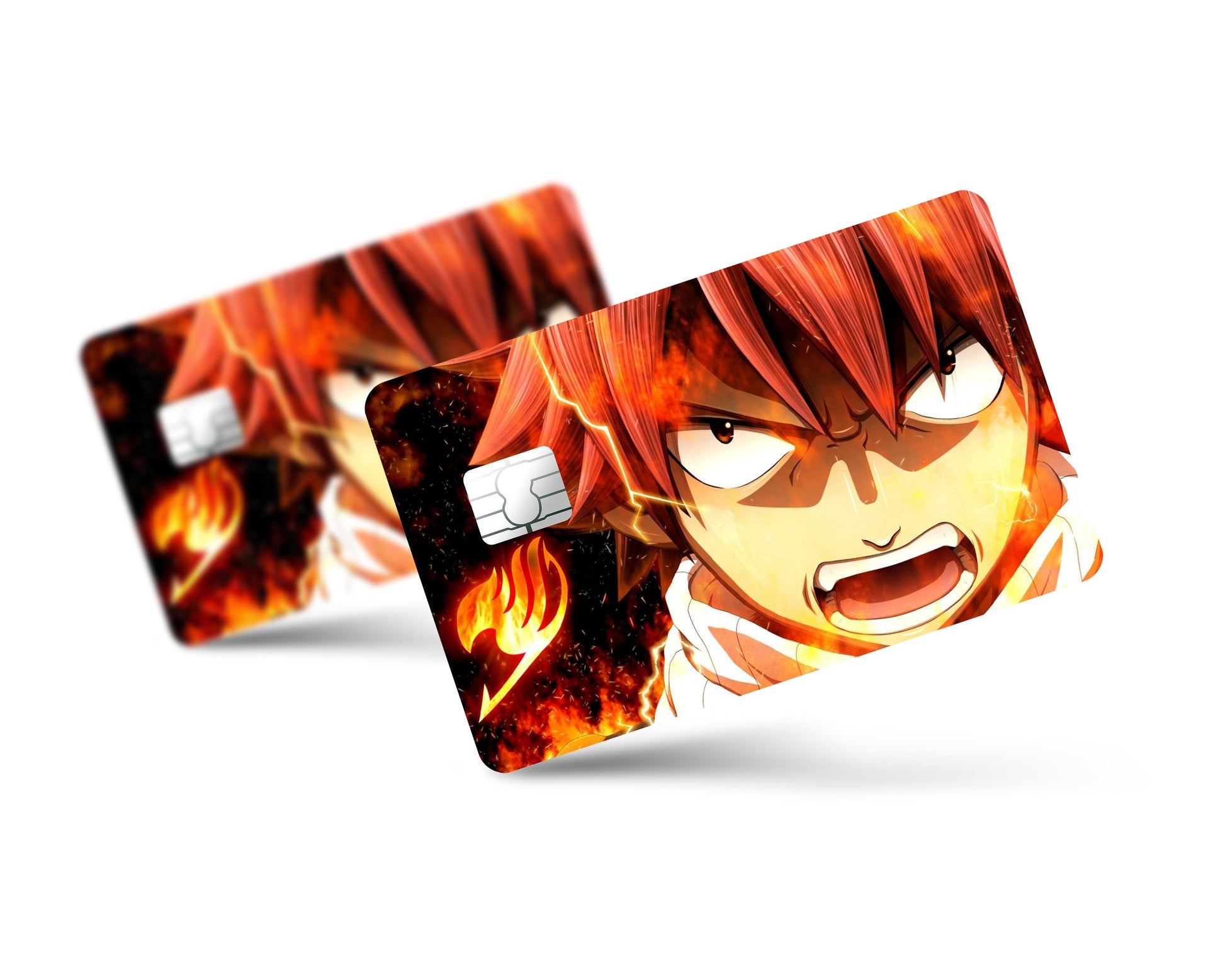 Anime Town Creations Credit Card Fairy Tail Natsu Dragneel Full Skins - Anime Fairy Tail Credit Card Skin