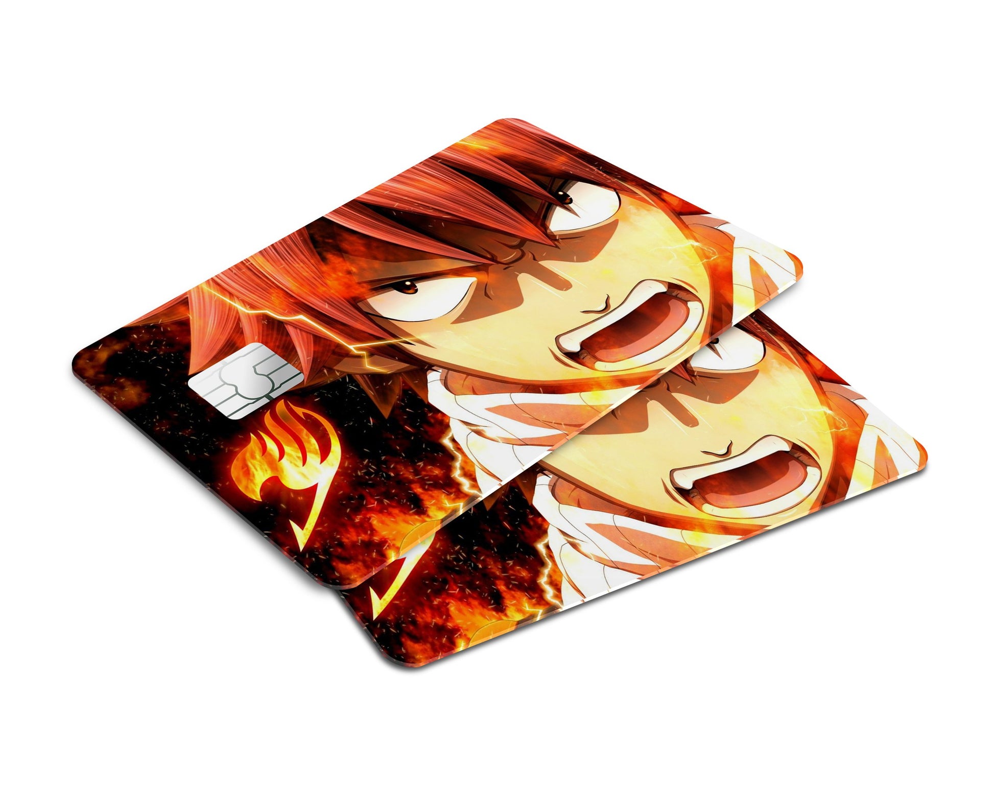 Anime Town Creations Credit Card Fairy Tail Natsu Dragneel Window Skins - Anime Fairy Tail Credit Card Skin
