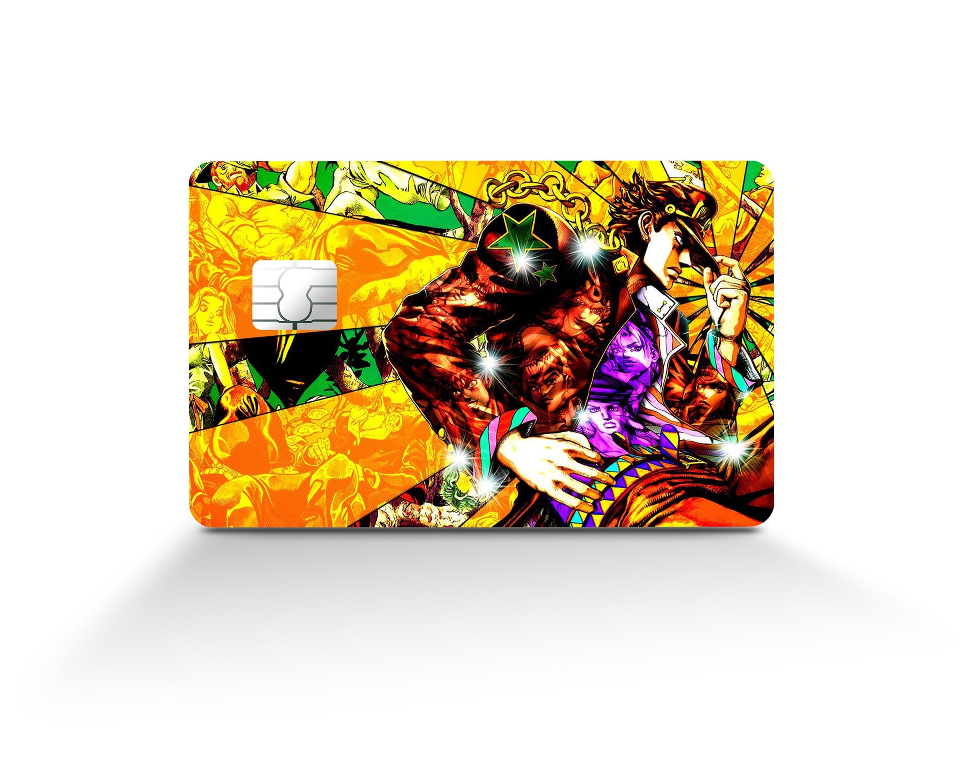 Anime Town Creations Credit Card Jojo's Bizarre Adventure Full Skins - Anime JoJo's Bizarre Adventure Credit Card Skin