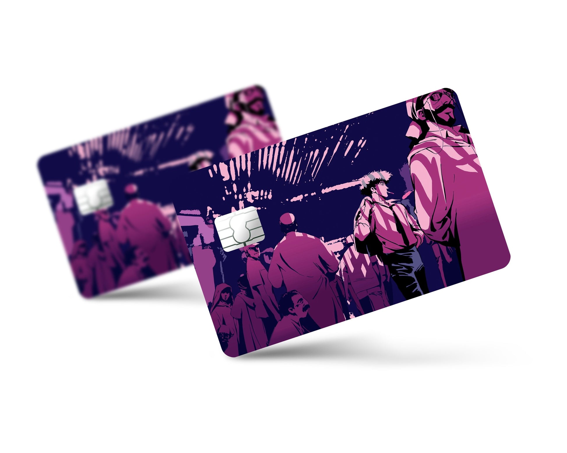 Anime Town Creations Credit Card Cowboy Bepop Spike Minimalist Full Skins - Anime Cowboy Bepop Credit Card Skin