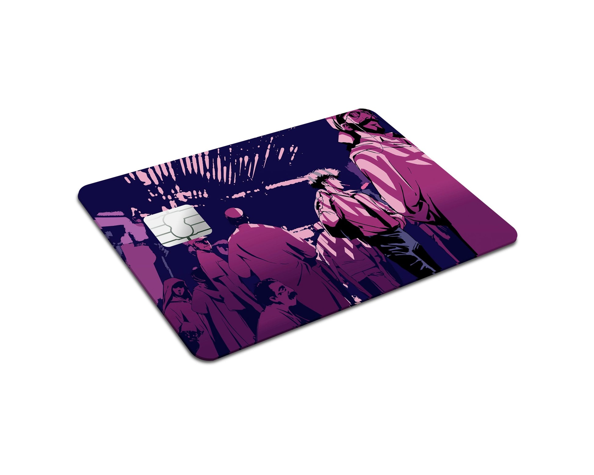 Anime Town Creations Credit Card Cowboy Bepop Spike Minimalist Full Skins - Anime Cowboy Bepop Credit Card Skin