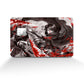 Anime Town Creations Credit Card Attack on Titan Eren Yeager Red Full Skins - Anime Attack on Titan Credit Card Skin
