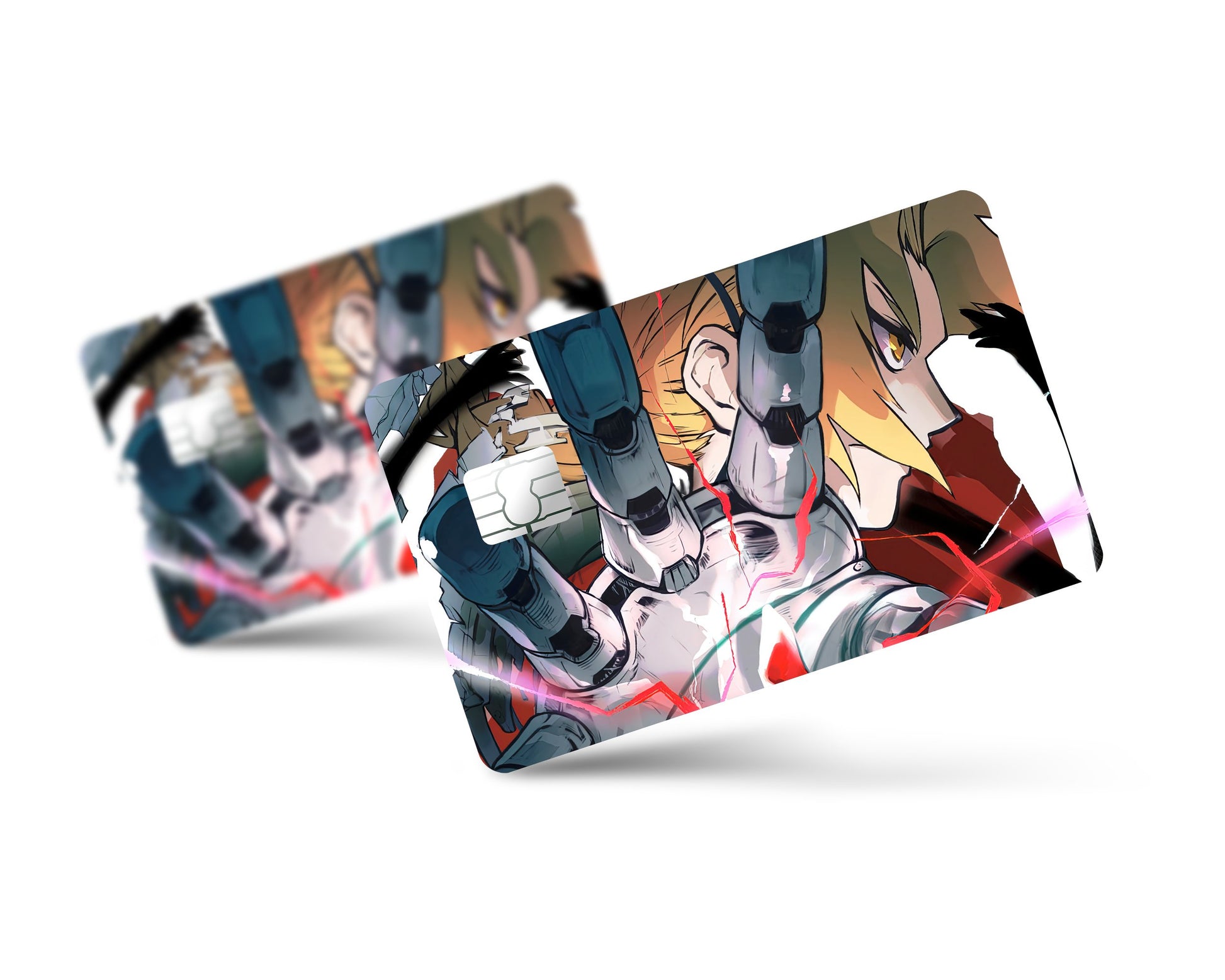 Anime Town Creations Credit Card Full Metal Alchemist Edward Full Skins - Anime Full Metal Alchemist Credit Card Skin