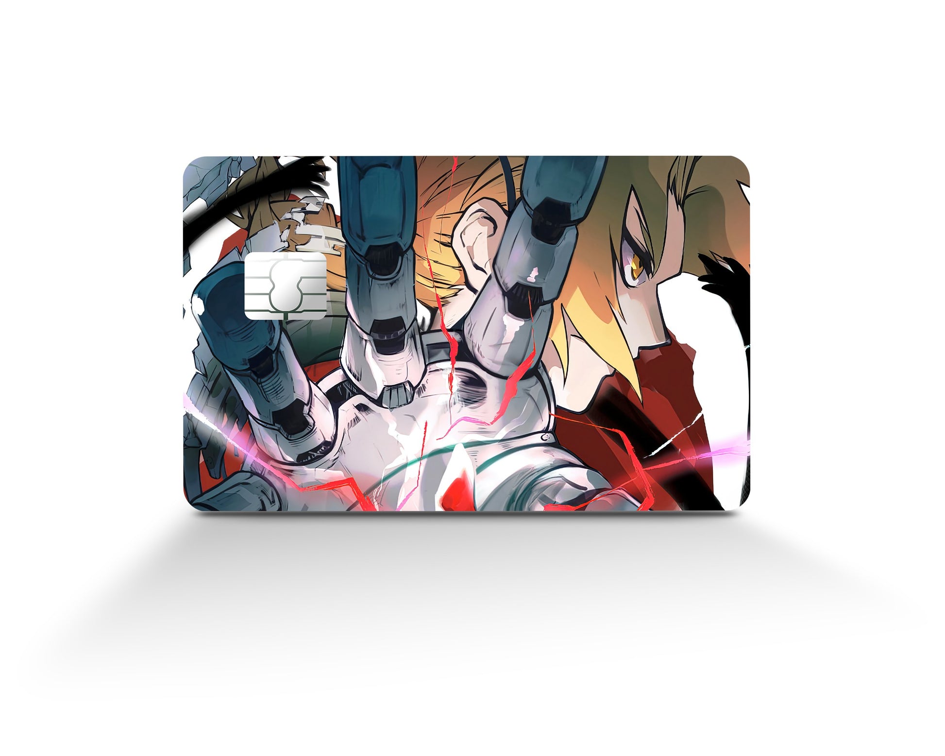 Anime Town Creations Credit Card Full Metal Alchemist Edward Full Skins - Anime Full Metal Alchemist Credit Card Skin