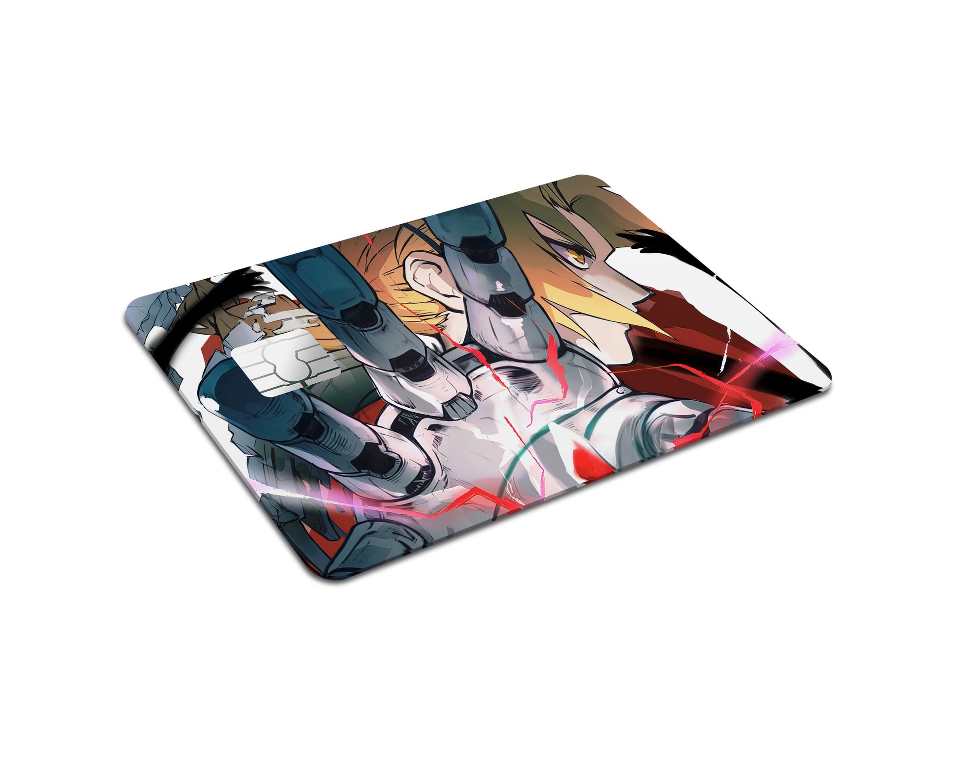 Anime Town Creations Credit Card Full Metal Alchemist Edward Full Skins - Anime Full Metal Alchemist Credit Card Skin