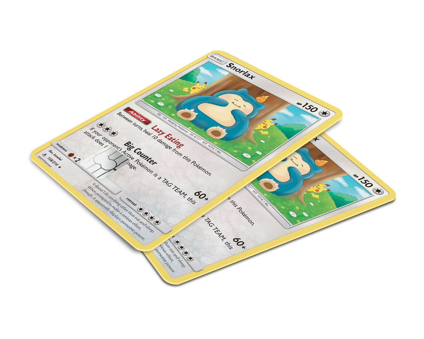 Anime Town Creations Credit Card Lazy Snorlax Pokemon Window Skins - Anime Pokemon Credit Card Skin
