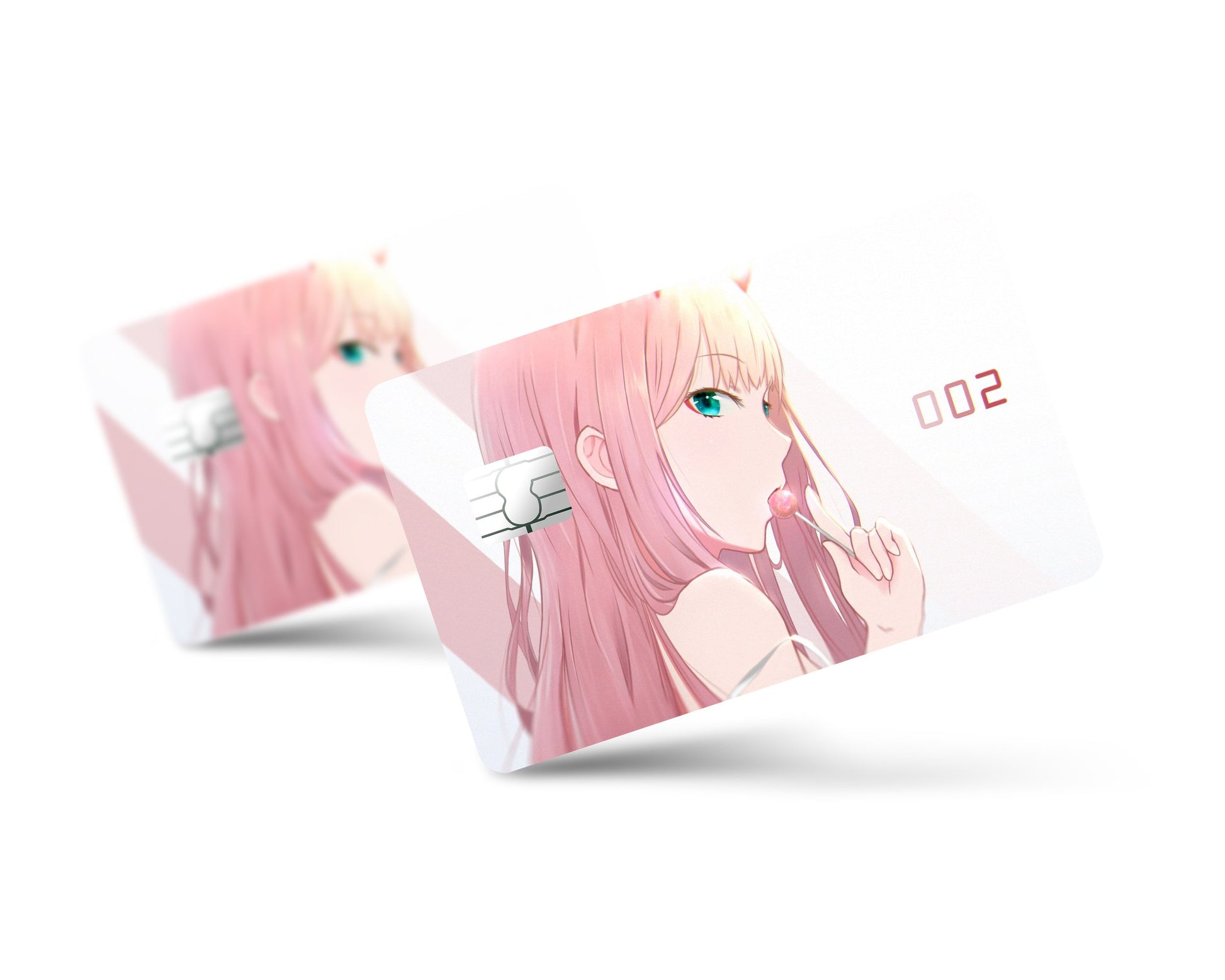 Anime Town Creations Credit Card Zero Two 002 Full Skins - Anime Darling in the Franxx Credit Card Skin