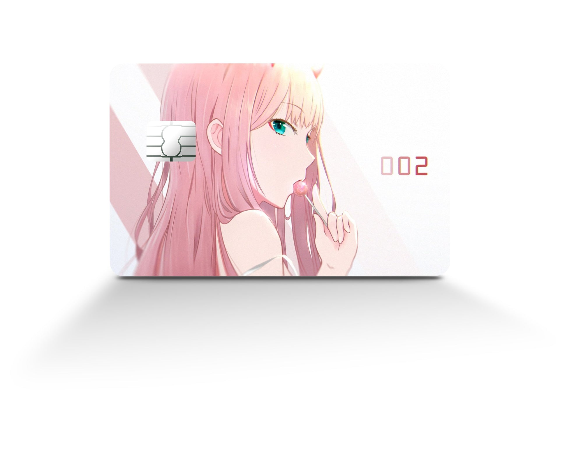 Anime Town Creations Credit Card Zero Two 002 Full Skins - Anime Darling in the Franxx Credit Card Skin