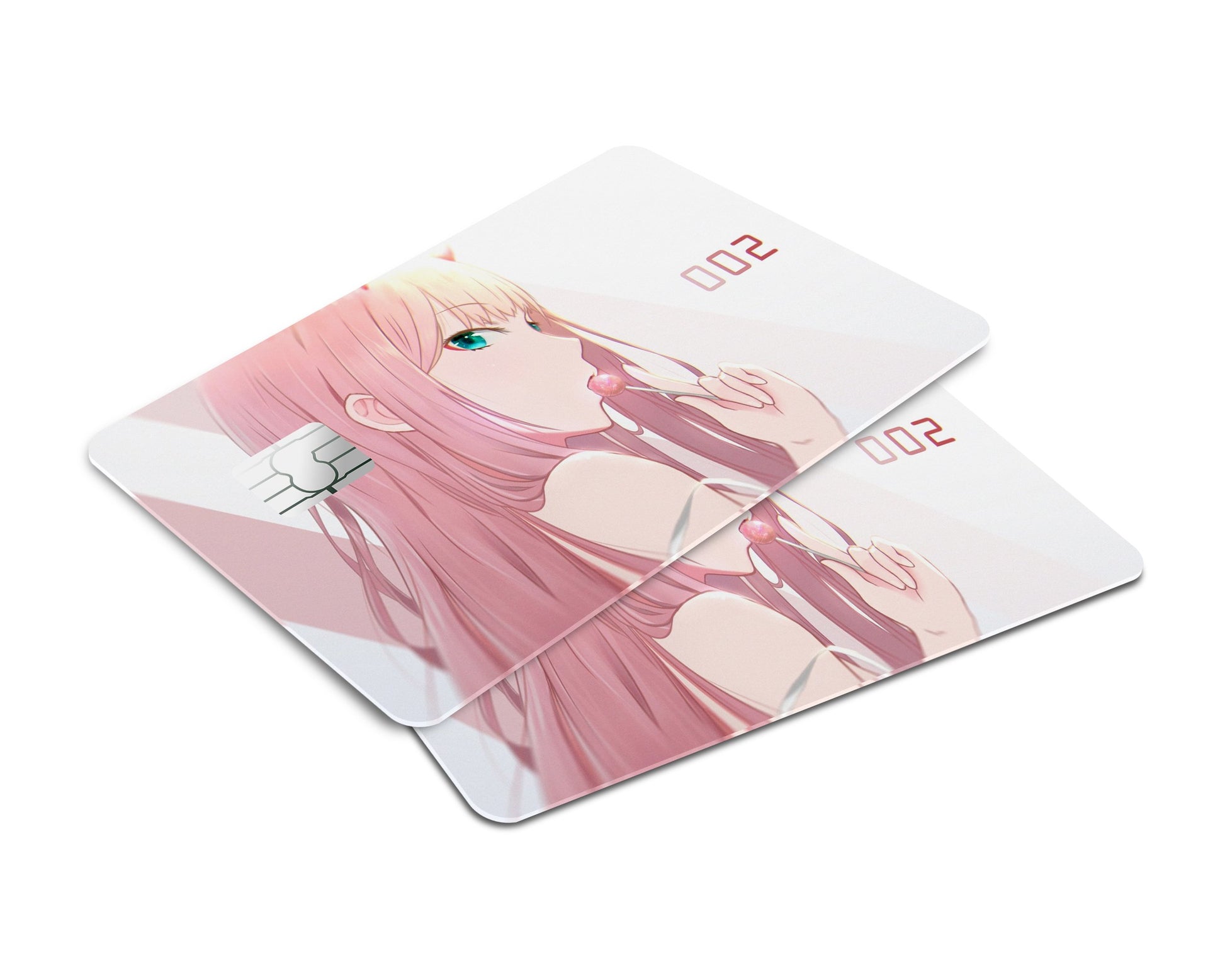 Anime Town Creations Credit Card Zero Two 002 Window Skins - Anime Darling in the Franxx Credit Card Skin