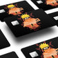 Anime Town Creations Credit Card Naruto Black Half Skins - Anime Naruto Credit Card Skin