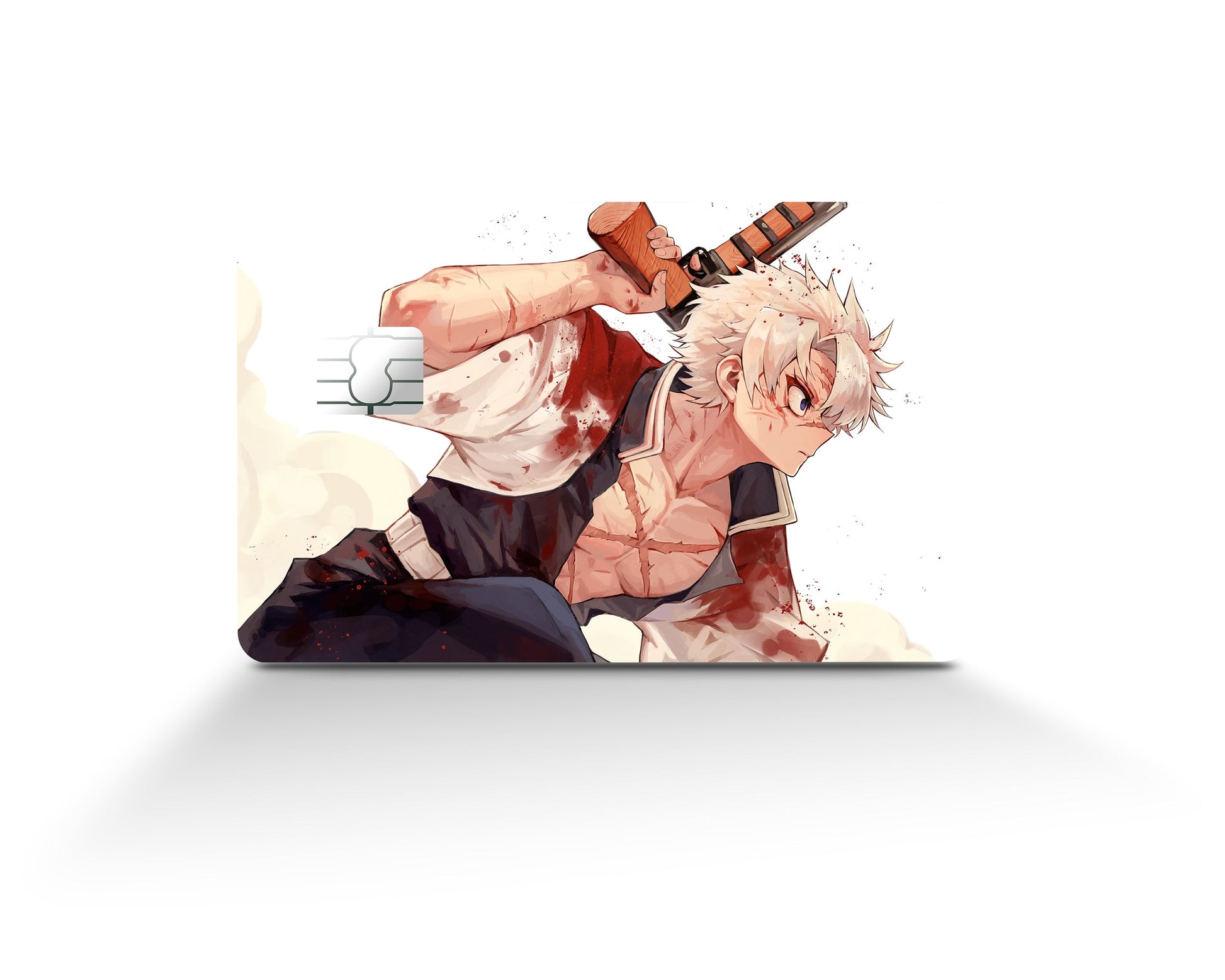 Anime Town Creations Credit Card Sanemi Shinazugawa Wind Hashira Full Skins - Anime Demon Slayer Credit Card Skin