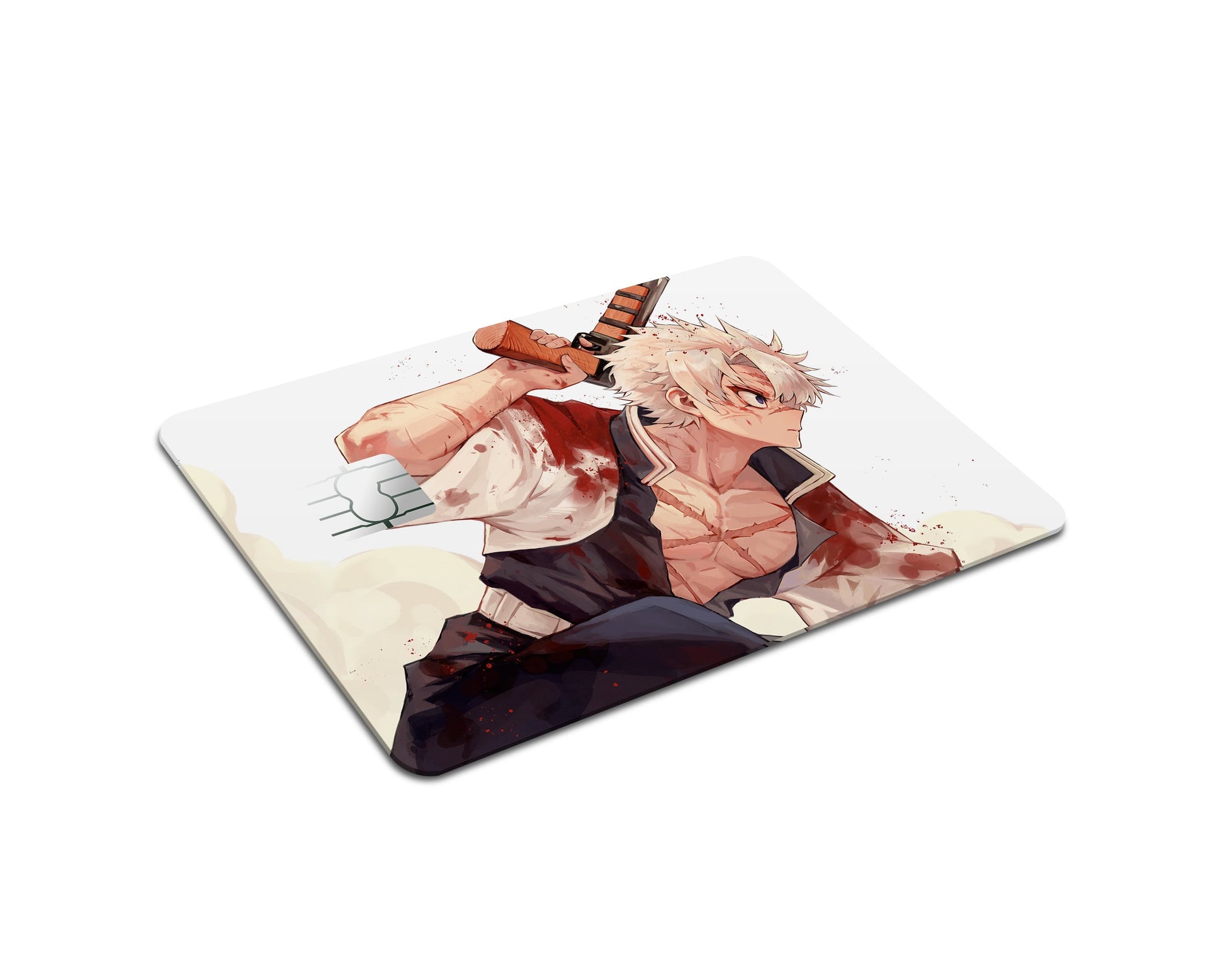 Anime Town Creations Credit Card Sanemi Shinazugawa Wind Hashira Full Skins - Anime Demon Slayer Credit Card Skin