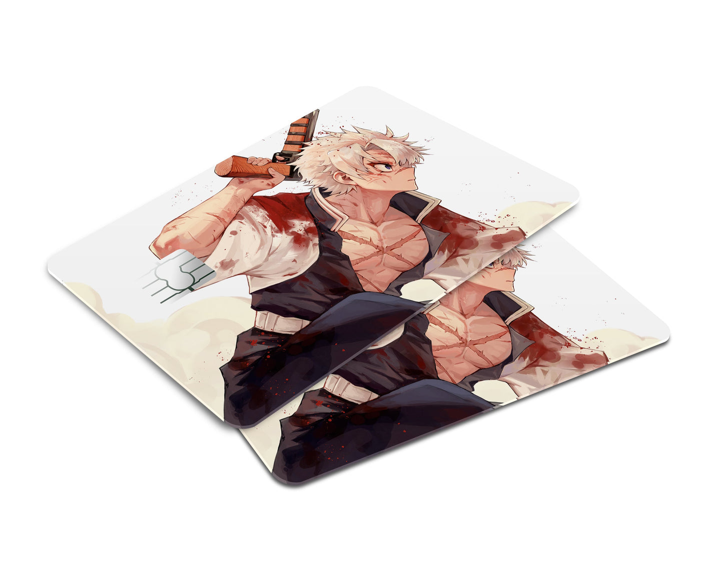 Anime Town Creations Credit Card Sanemi Shinazugawa Wind Hashira Window Skins - Anime Demon Slayer Credit Card Skin