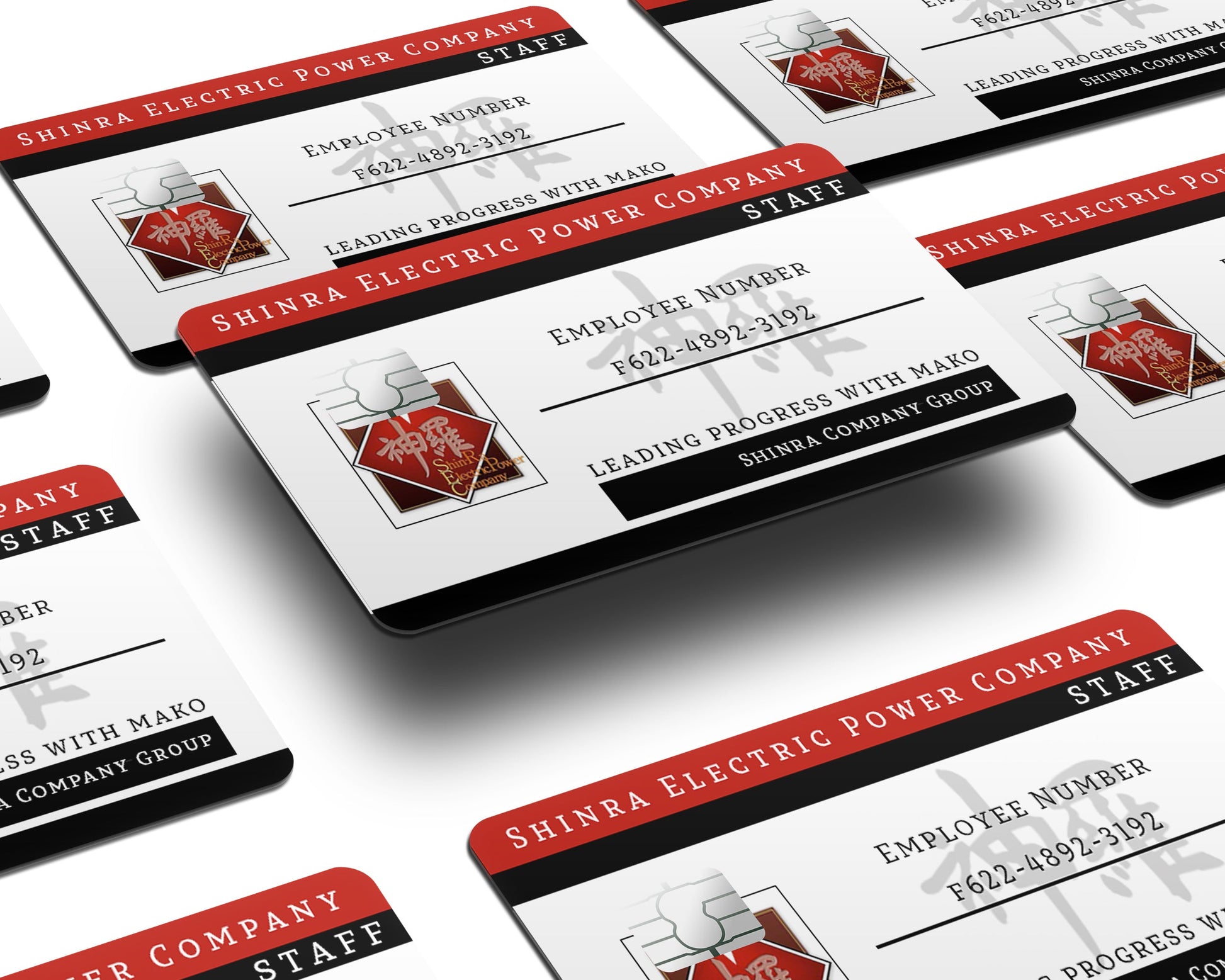 Final Fantasy Shinra Employee ID Card Credit Card Credit Card Skin Anime Town Creations Final Fantasy Shinra Employee ID Card Credit Card Credit Card Skin Anime Town Creations