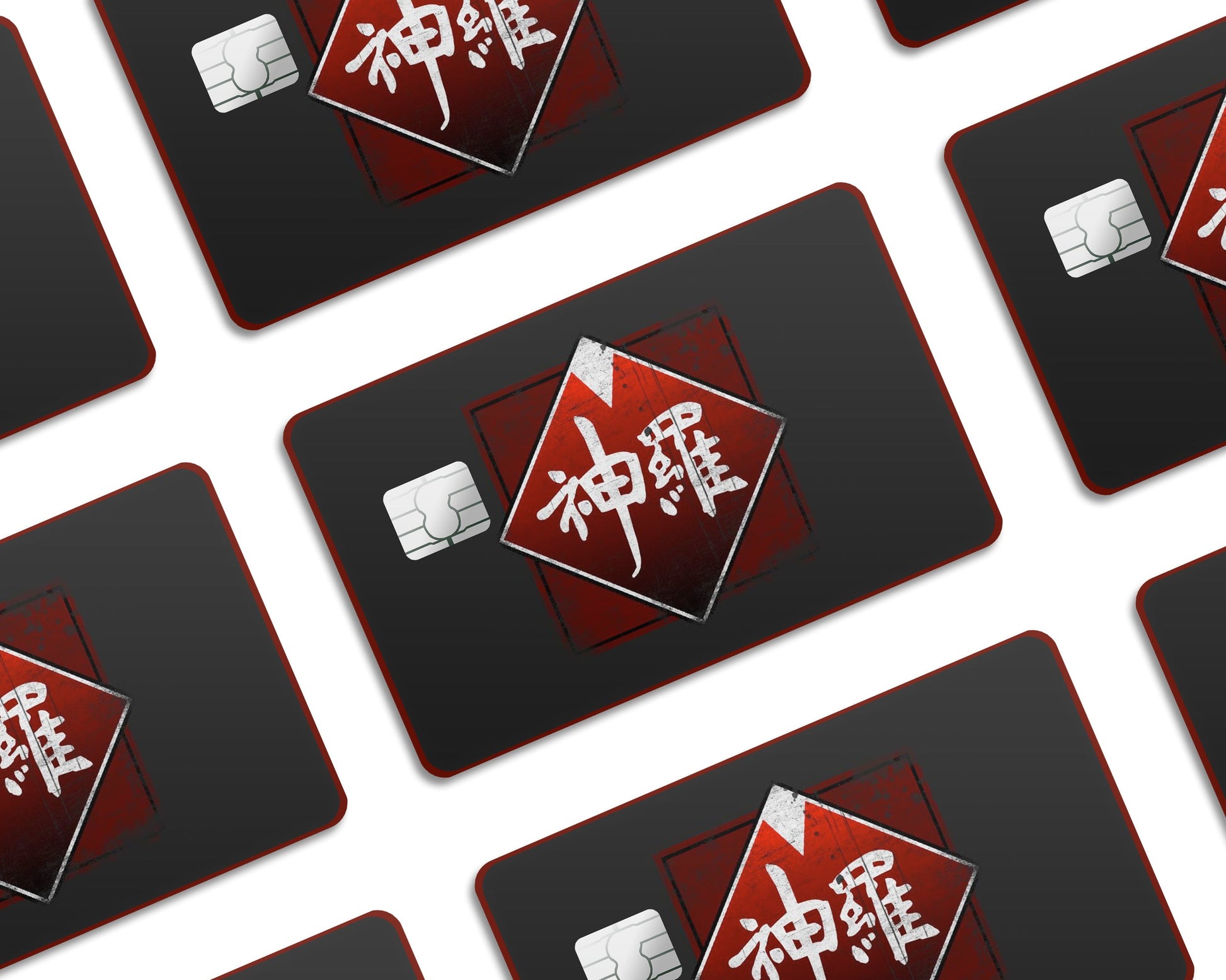 Anime Town Creations Credit Card Final Fantasy Shinra Logo Half Skins - Anime Final Fantasy Credit Card Skin