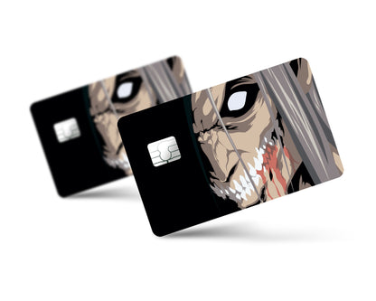 Anime Town Creations Credit Card Attack on Titan Attack Titan Minimalist Full Skins - Anime Attack on Titan Credit Card Skin