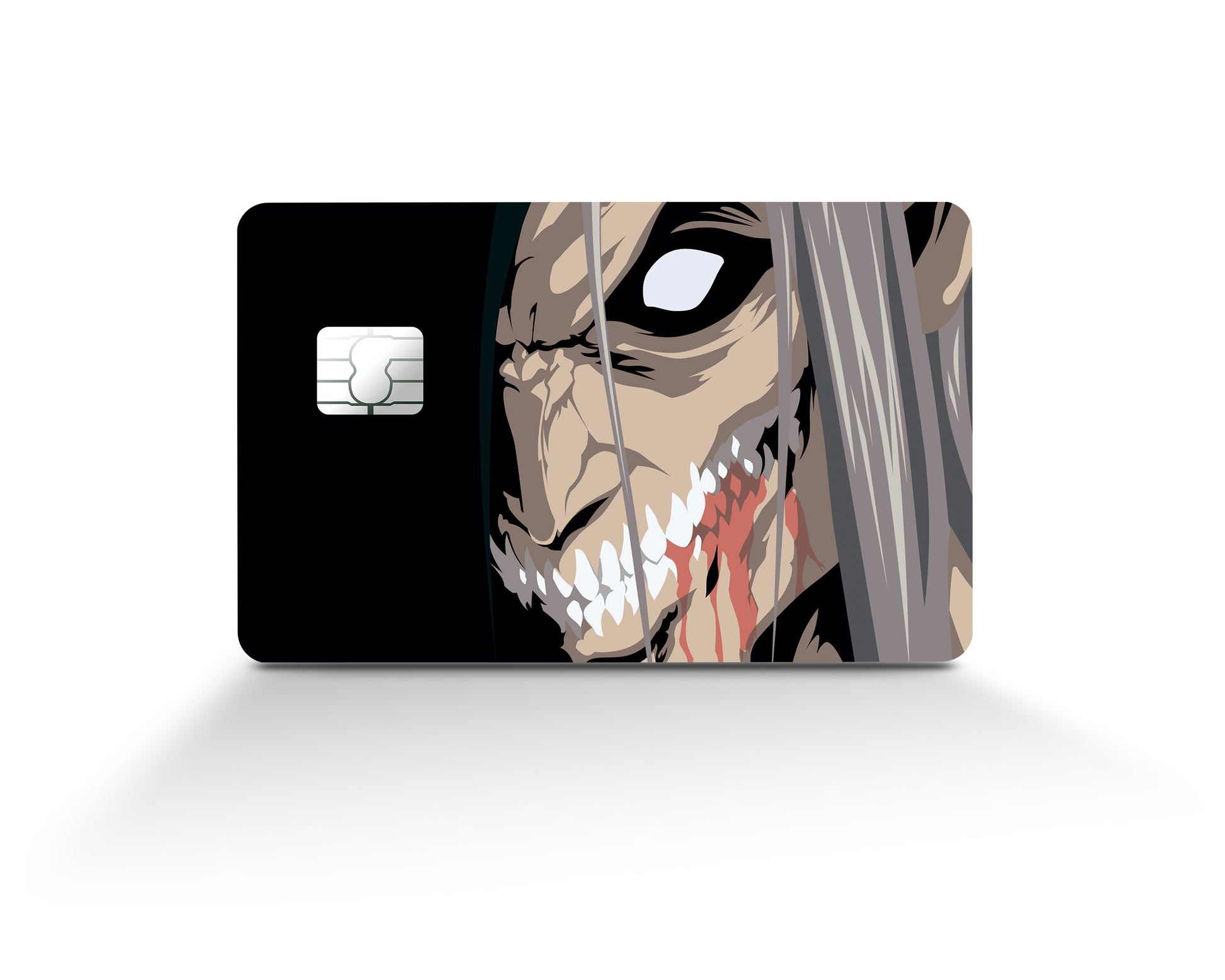 Anime Town Creations Credit Card Attack on Titan Attack Titan Minimalist Full Skins - Anime Attack on Titan Credit Card Skin