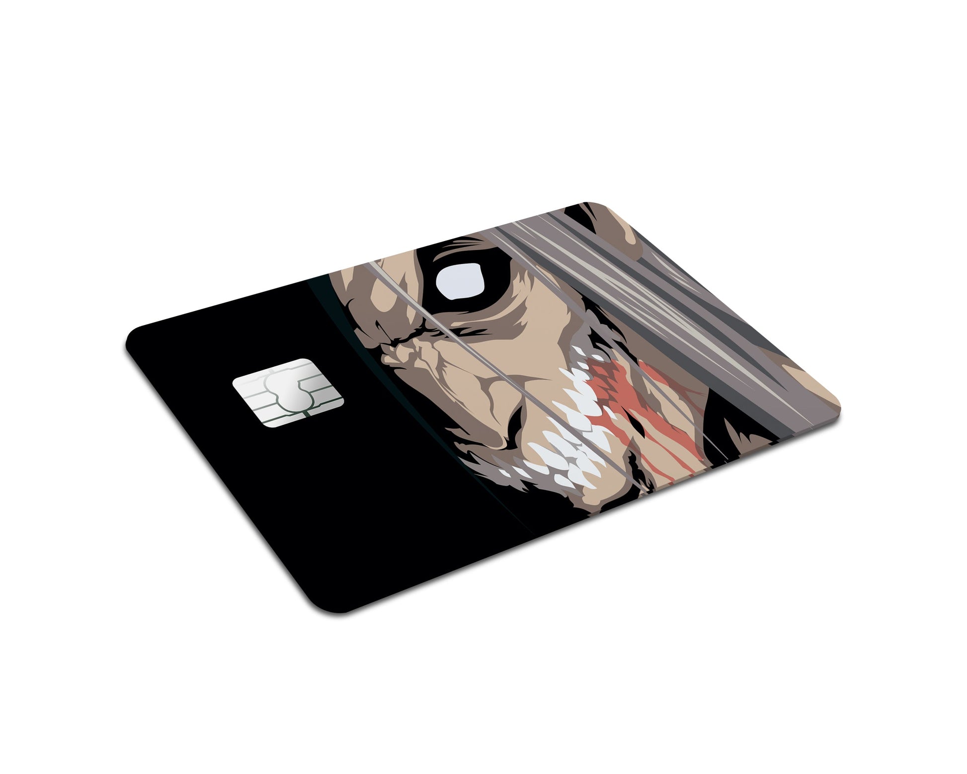 Anime Town Creations Credit Card Attack on Titan Attack Titan Minimalist Full Skins - Anime Attack on Titan Credit Card Skin