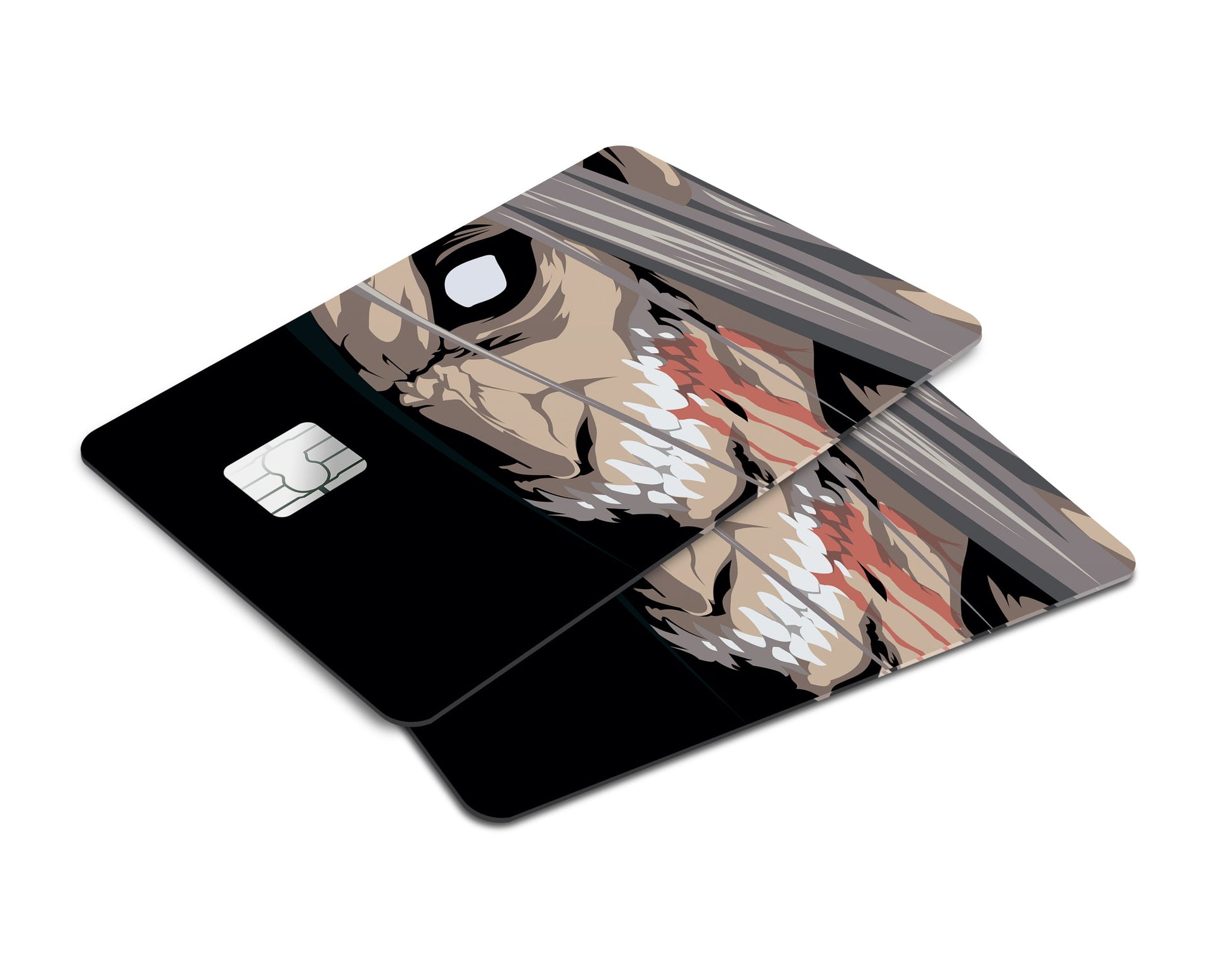 Anime Town Creations Credit Card Attack on Titan Attack Titan Minimalist Window Skins - Anime Attack on Titan Credit Card Skin