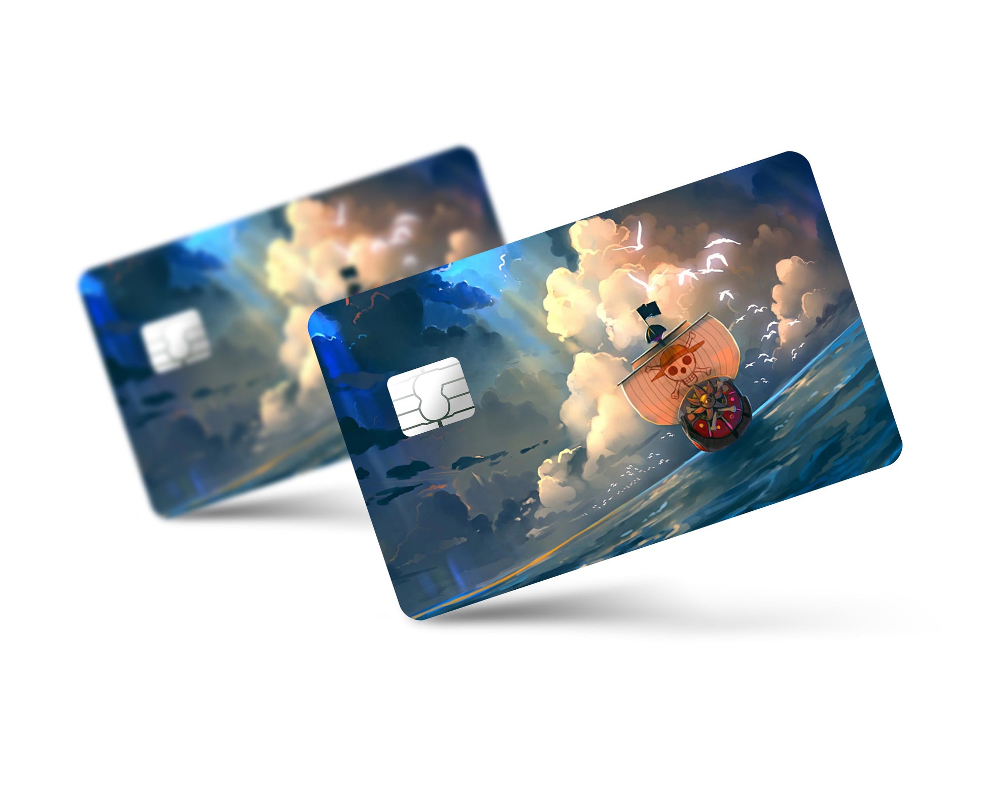 Anime Town Creations Credit Card One Piece A Thousand Sunny Full Skins - Anime One Piece Credit Card Skin