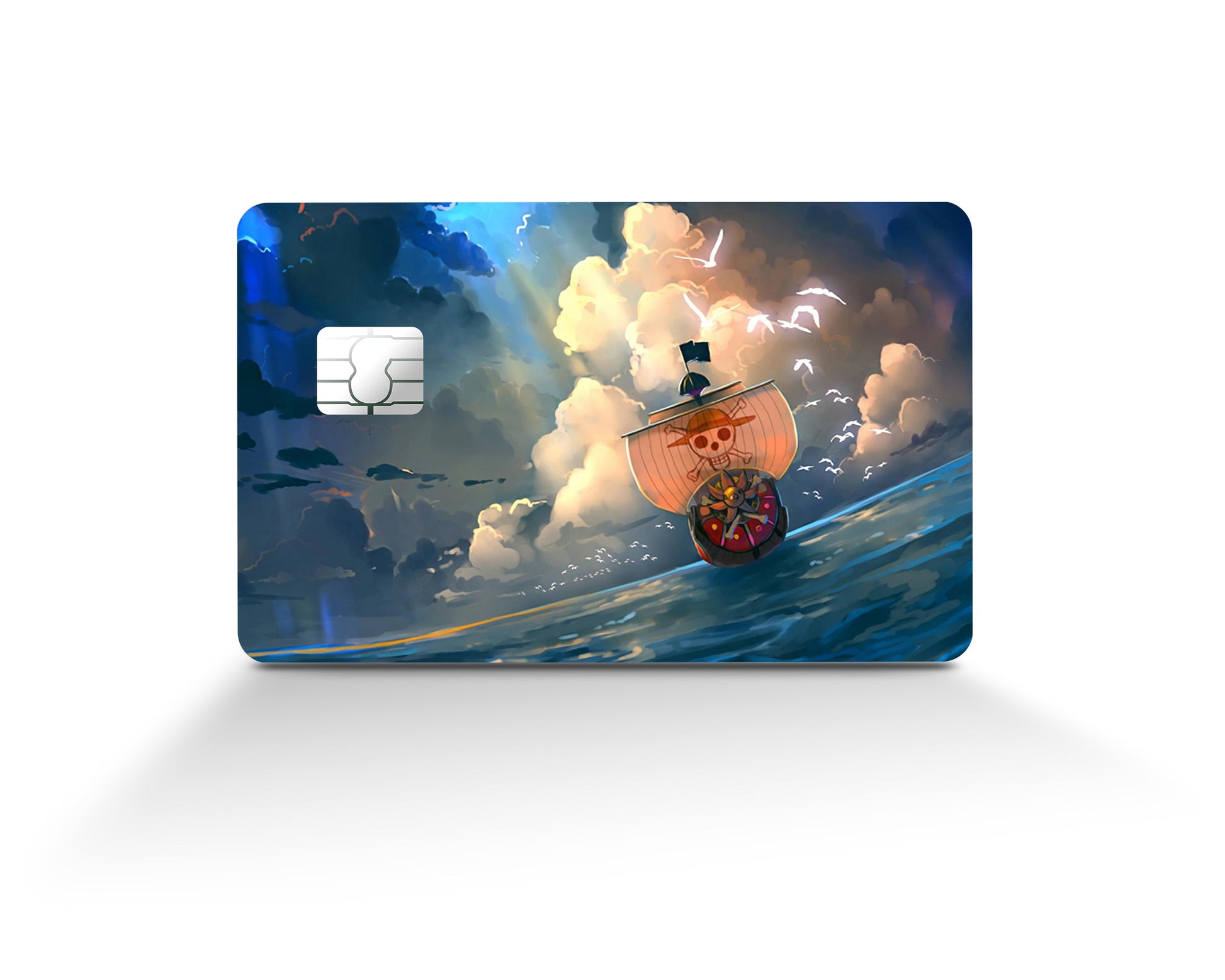 Anime Town Creations Credit Card One Piece A Thousand Sunny Full Skins - Anime One Piece Credit Card Skin