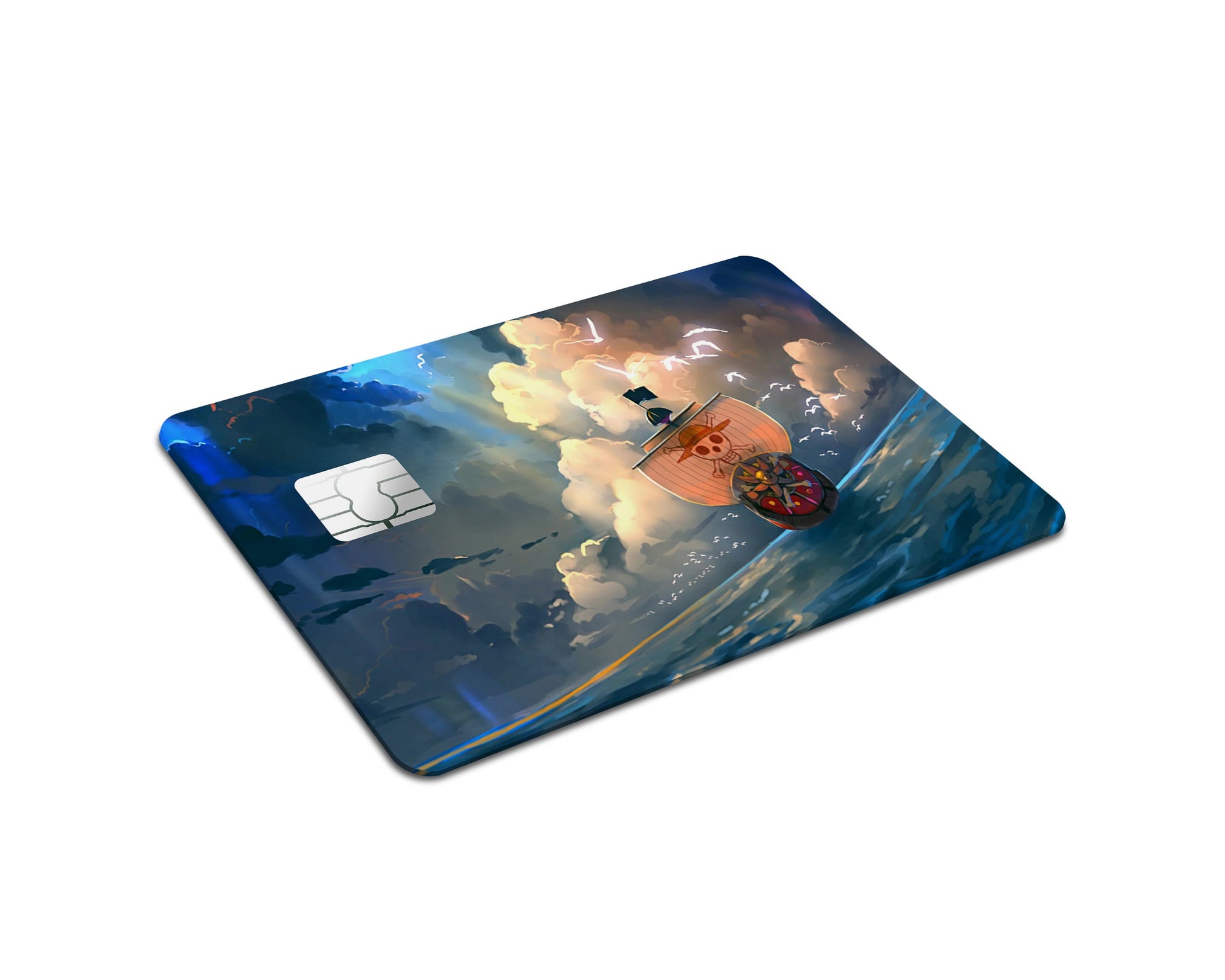 Anime Town Creations Credit Card One Piece A Thousand Sunny Full Skins - Anime One Piece Credit Card Skin