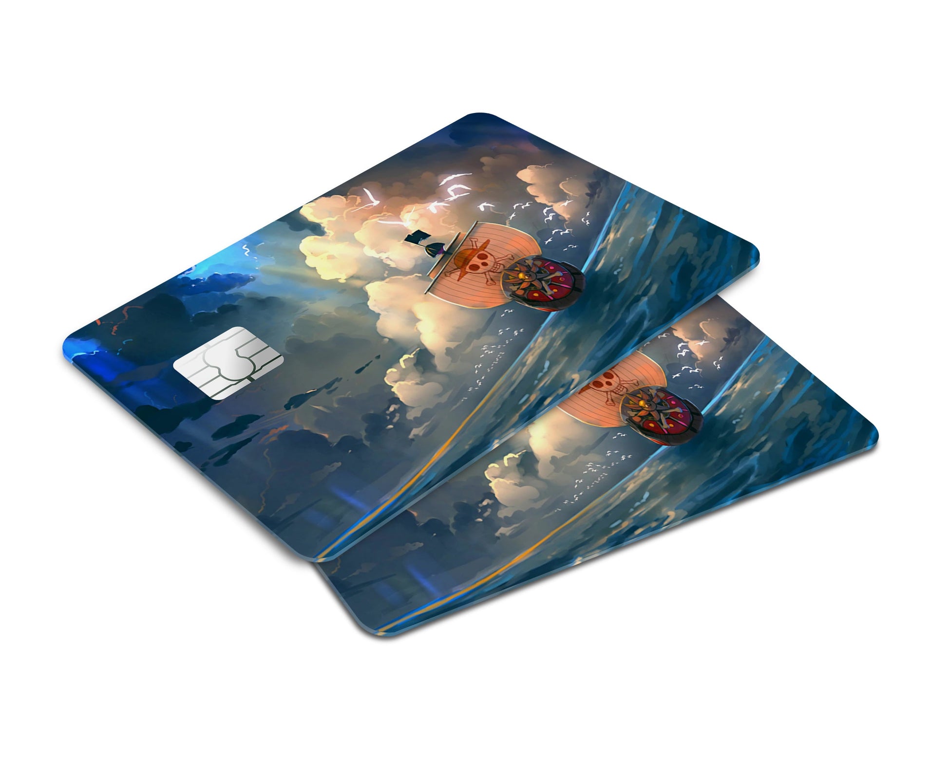Anime Town Creations Credit Card One Piece A Thousand Sunny Window Skins - Anime One Piece Credit Card Skin